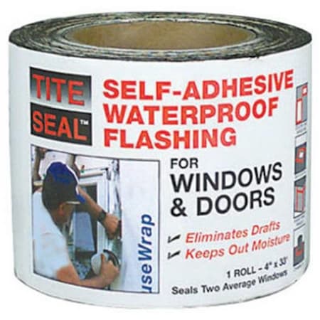Cofair Cofair Products TS 433 4 in. x 33 ft. Tite Seal Self-Adhesive Waterproof Window and Door Flashing 315454